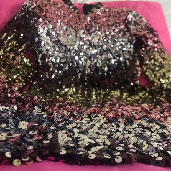 COPY - Multi colored sequins dress from ASOS - Picture 2 of 2